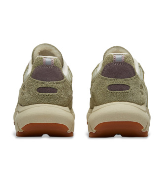 Timberland Hazel Lane green leather trainers