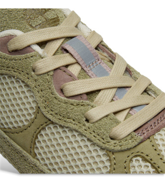 Timberland Hazel Lane green leather trainers