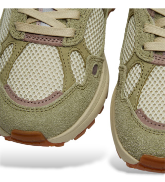 Timberland Hazel Lane green leather trainers