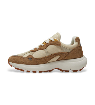 Timberland Hazel Lane beige leather trainers
