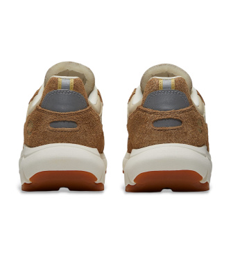 Timberland Hazel Lane beige leather trainers