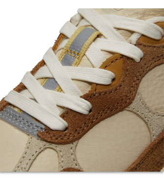 Timberland Hazel Lane beige leather trainers