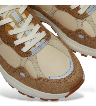 Timberland Hazel Lane beige leather trainers