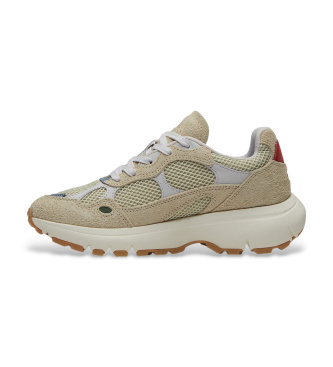 Timberland Hazel Lane beige leather trainers