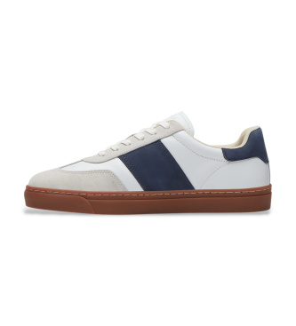 Timberland Lisbon Street white, blue leather trainers