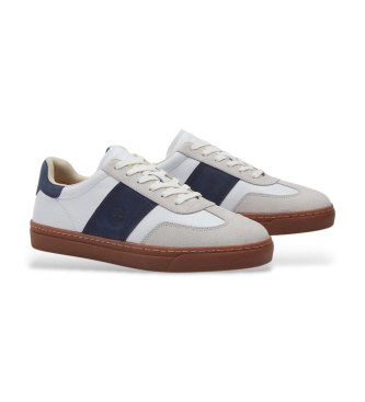 Timberland Lisbon Street white, blue leather trainers