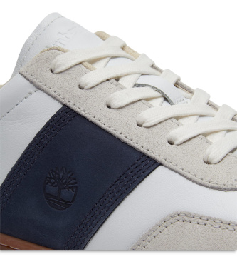 Timberland Lisbon Street white, blue leather trainers