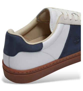 Timberland Lisbon Street white, blue leather trainers