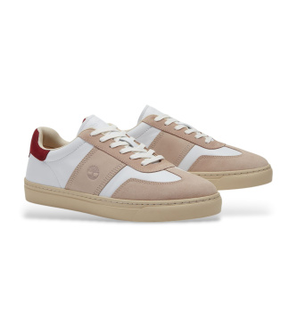 Timberland Lisbon Street beige leather trainers