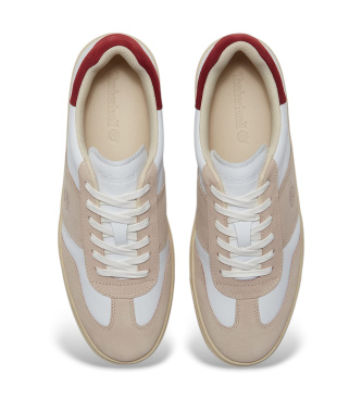 Timberland Lisbon Street beige leather trainers