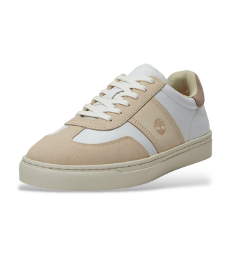 Timberland Lisbon Street beige leather trainers
