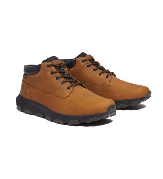 Timberland Chaussures montantes Winsor Park en cuir marron avec membrane Gore-Tex