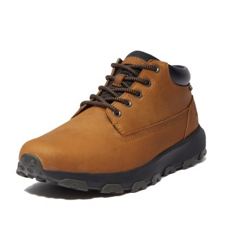 Timberland Chaussures montantes Winsor Park en cuir marron avec membrane Gore-Tex