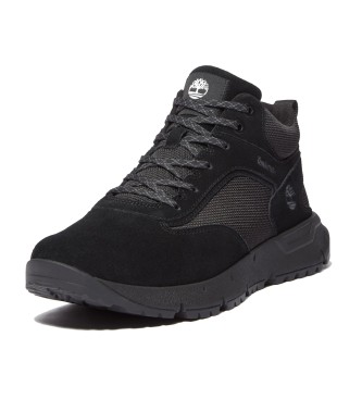 Timberland Leather mid-top trainers Voyager Park black