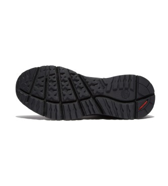 Timberland Leather mid-top trainers Voyager Park black