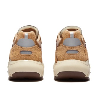 Timberland Brązowe skórzane buty sportowe Hazel Lane