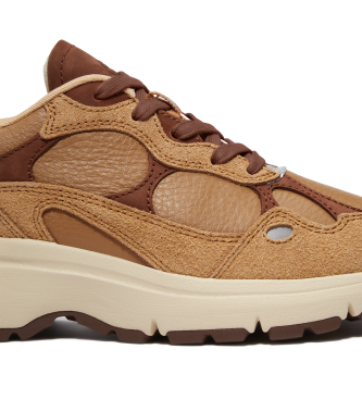 Timberland Brązowe skórzane buty sportowe Hazel Lane