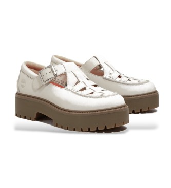 Timberland Stone Street gr lderskor med spnne och plat