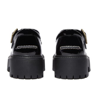 Timberland Stone Street Usnjeni čevlji črne barve
