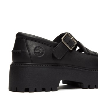 Timberland Stone Street črni usnjeni čevlji z zaponko in platformo Stone Street črni usnjeni čevlji s platformo