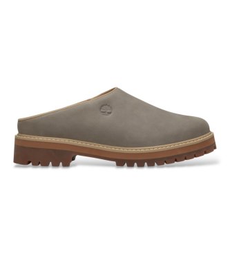 Timberland Zoccoli in pelle grigia Heritage