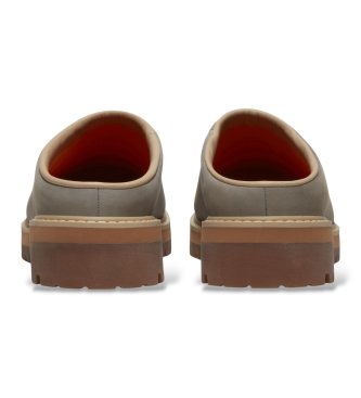 Timberland Zoccoli in pelle grigia Heritage