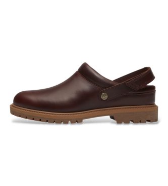 Timberland Premium maroon leather clogs
