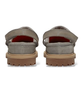 Timberland Premium grey leather clogs
