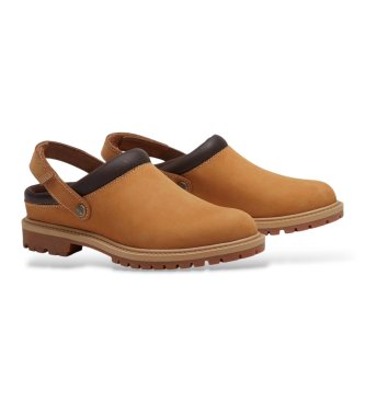 Timberland Zuecos de Piel Premium marrón