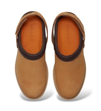 Timberland Zuecos de Piel Premium marrón