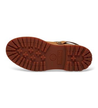 Timberland Zuecos de Piel Premium marrón