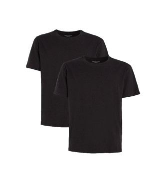 Tommy Hilfiger Paket dveh črnih majic