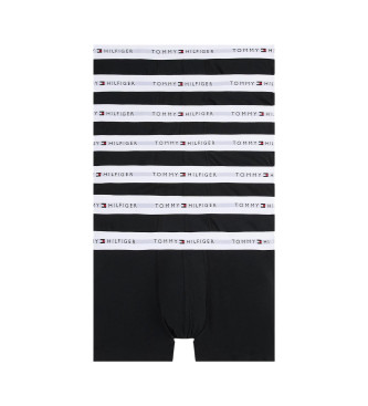 Tommy Hilfiger Pack de 7 calzoncillos Trunk Signature negro