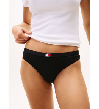 Tommy Hilfiger Pack de 5 tangas con logo en la cintura negro