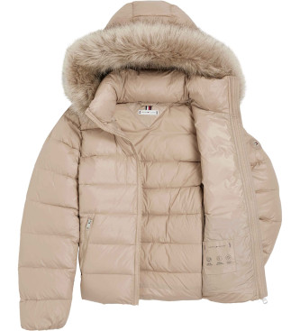 Tommy Hilfiger Abrigo acolchado de plumas beige