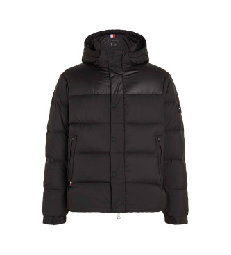 Tommy Hilfiger Quilted down jacket with hood, black