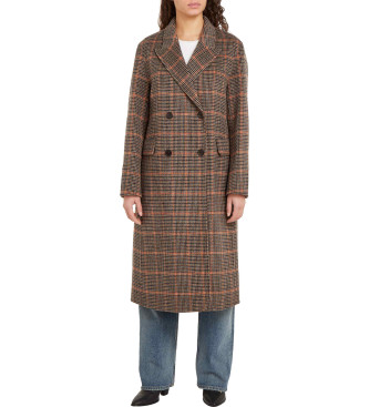 Tommy Hilfiger Brown double-breasted coat