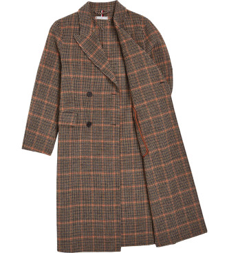 Tommy Hilfiger Brown double-breasted coat