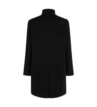 Tommy Hilfiger Cappotto casual elegante dal taglio lungo nero