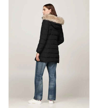 Tommy Hilfiger Cappotto lungo imbottito nero