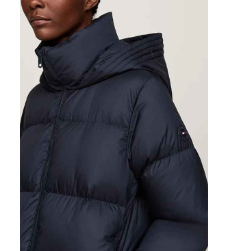 Tommy Hilfiger Manteau long avec garniture en duvet bleu marine