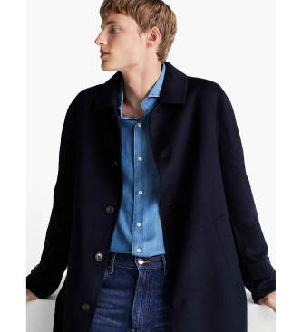 Tommy Hilfiger Smart Casual Coat i lng marinbl skrning