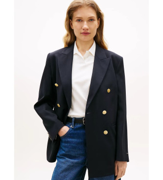 Tommy Hilfiger Timeless wide cut navy blazer