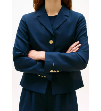 Tommy Hilfiger Slim fit blazer with navy gold buttons