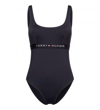 Tommy Hilfiger Navy Checked Swimsuit