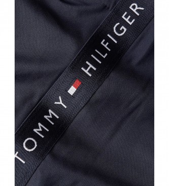 Tommy Hilfiger Granatowy strój kąpielowy w kratę