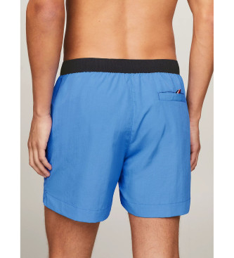 Tommy Hilfiger Halblanger Badeanzug mit blauem Logo