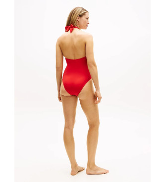 Tommy Hilfiger Maillot de bain dos nu Global Stripe rouge