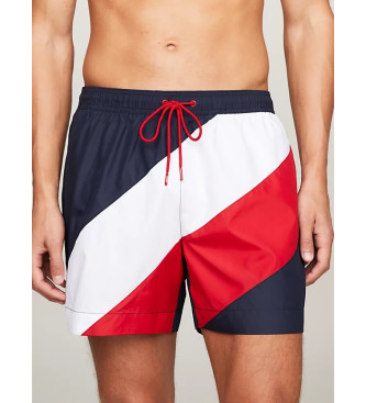 Tommy Hilfiger Global Drawstring Swimsuit Navy Stripe