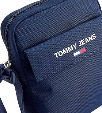 Tommy Jeans Sac à bandoulière essentiel avec logo bleu - 15x5x19cm